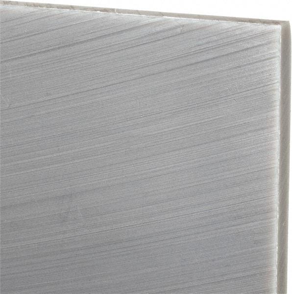 Made in USA - 1/4" Thick x 12" Wide x 3' Long, Polyethylene (UHMW) Sheet - Black, Oil-Filled Grade - Eagle Tool & Supply