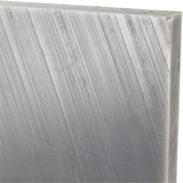 Made in USA - 3/8" Thick x 12" Wide x 3' Long, Polyethylene (UHMW) Sheet - Black, Oil-Filled Grade - Eagle Tool & Supply