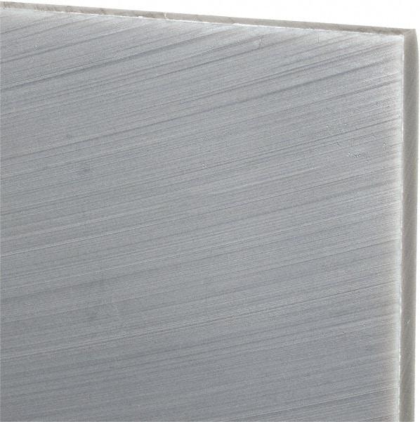 Made in USA - 1/4" Thick x 24" Wide x 2' Long, Polyethylene (UHMW) Sheet - Black, Oil-Filled Grade - Eagle Tool & Supply