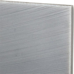 Made in USA - 1/4" Thick x 24" Wide x 2' Long, Polyethylene (UHMW) Sheet - Black, Oil-Filled Grade - Eagle Tool & Supply