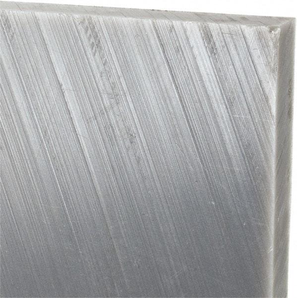 Made in USA - 3/8" Thick x 24" Wide x 2' Long, Polyethylene (UHMW) Sheet - Black, Oil-Filled Grade - Eagle Tool & Supply