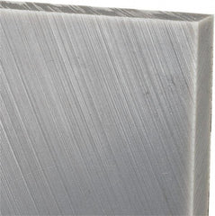 Made in USA - 1/2" Thick x 24" Wide x 2' Long, Polyethylene (UHMW) Sheet - Black, Oil-Filled Grade - Eagle Tool & Supply