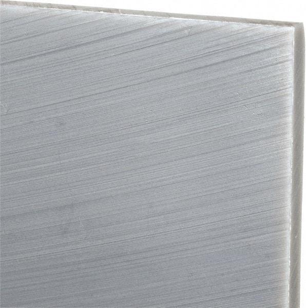 Made in USA - 1/4" Thick x 24" Wide x 3' Long, Polyethylene (UHMW) Sheet - Black, Oil-Filled Grade - Eagle Tool & Supply