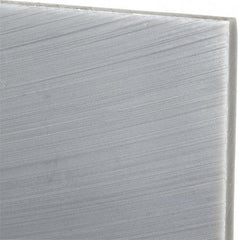 Made in USA - 1/4" Thick x 24" Wide x 3' Long, Polyethylene (UHMW) Sheet - Black, Oil-Filled Grade - Eagle Tool & Supply
