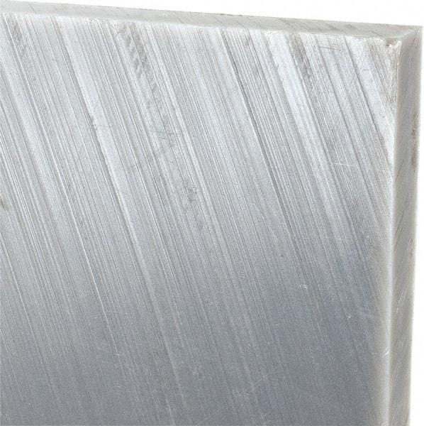 Made in USA - 3/8" Thick x 24" Wide x 4' Long, Polyethylene (UHMW) Sheet - Black, Oil-Filled Grade - Eagle Tool & Supply