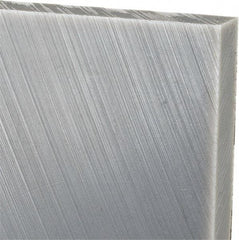 Made in USA - 1/2" Thick x 24" Wide x 4' Long, Polyethylene (UHMW) Sheet - Black, Oil-Filled Grade - Eagle Tool & Supply