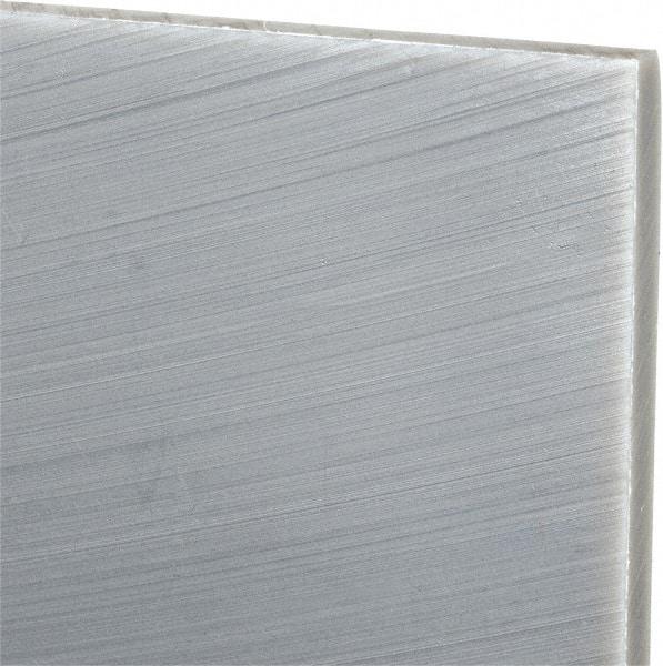 Made in USA - 1/4" Thick x 48" Wide x 5' Long, Polyethylene (UHMW) Sheet - Black, Oil-Filled Grade - Eagle Tool & Supply