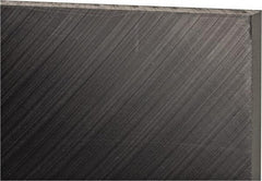 Made in USA - 3/8" Thick x 12" Wide x 2' Long, Polyethylene (UHMW) Sheet - Black, Antistatic Grade - Eagle Tool & Supply