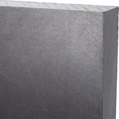 Made in USA - 3/4" Thick x 12" Wide x 3' Long, Polyethylene (UHMW) Sheet - Black, Antistatic Grade - Eagle Tool & Supply