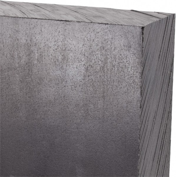 Made in USA - 3' x 24" x 1-1/2" Black Polyethylene (UHMW) Sheet - Eagle Tool & Supply