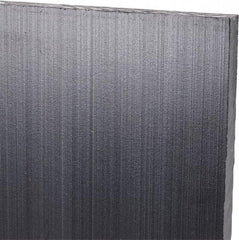 Made in USA - 1/4" Thick x 24" Wide x 4' Long, Polyethylene (UHMW) Sheet - Black, Antistatic Grade - Eagle Tool & Supply