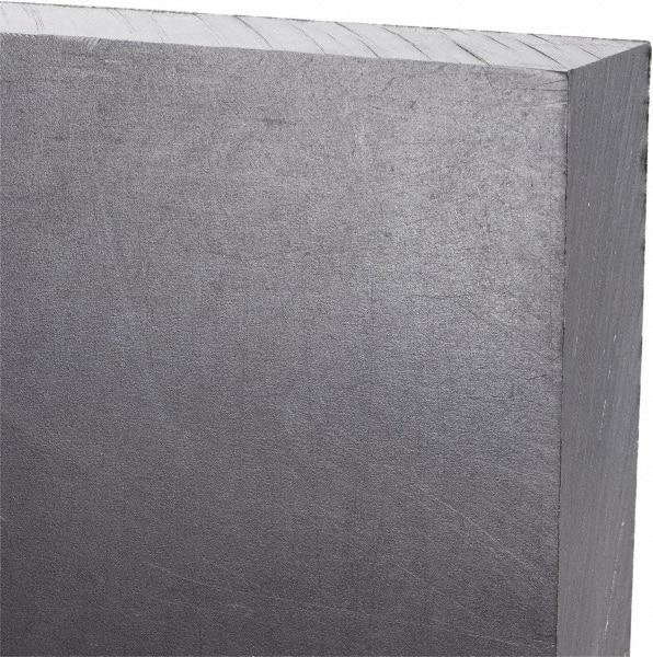 Made in USA - 3/4" Thick x 24" Wide x 4' Long, Polyethylene (UHMW) Sheet - Black, Antistatic Grade - Eagle Tool & Supply