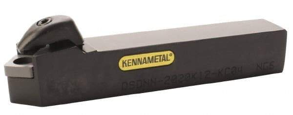 Kennametal - DSDN, Neutral Cut, 0° Lead Angle, 20mm Shank Height x 20mm Shank Width, Negative Rake Indexable Turning Toolholder - 125mm OAL, SN..1204.. Insert Compatibility, Series Kenclamp - Eagle Tool & Supply