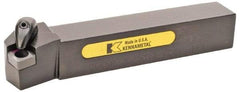 Kennametal - DSKN, Left Hand Cut, 15° Lead Angle, 25mm Shank Height x 25mm Shank Width, Negative Rake Indexable Turning Toolholder - 150mm OAL, SN..1204.. Insert Compatibility, Series Kenclamp - Eagle Tool & Supply