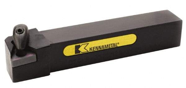Kennametal - DTGN, Right Hand Cut, 0° Lead Angle, 25mm Shank Height x 25mm Shank Width, Negative Rake Indexable Turning Toolholder - 150mm OAL, TN.. Insert Compatibility, Series Kenclamp - Eagle Tool & Supply