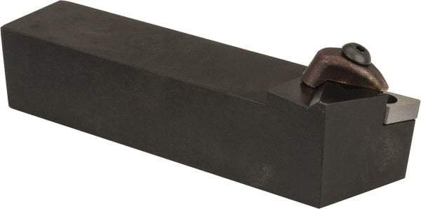 Kennametal - DDQN, Right Hand Cut, 27.5° Lead Angle, 1-1/4" Shank Height x 1-1/4" Shank Width, Negative Rake Indexable Turning Toolholder - 6" OAL, DN..43. Insert Compatibility, Series Kenclamp - Eagle Tool & Supply