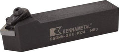 Kennametal - DSDN, Neutral Cut, 45° Lead Angle, 1-1/4" Shank Height x 1-1/4" Shank Width, Negative Rake Indexable Turning Toolholder - 6" OAL, SN..643 Insert Compatibility, Series Kenloc - Eagle Tool & Supply