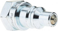 Parker - 3/8 NPSF Steel Hydraulic Hose Female Pipe Thread Nipple - 10,000 psi, 6 GPM - Eagle Tool & Supply