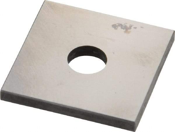 Value Collection - 0.1006" Square Steel Gage Block - Accuracy Grade 0, Includes NIST Traceability Certification - Eagle Tool & Supply