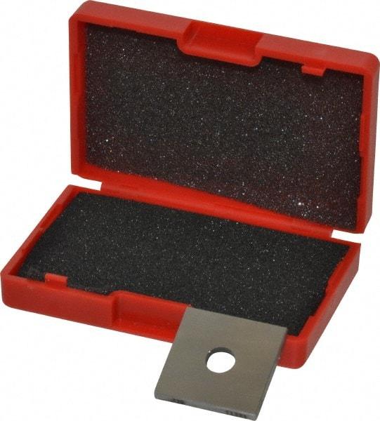 Value Collection - 0.116" Square Steel Gage Block - Accuracy Grade 0, Includes NIST Traceability Certification - Eagle Tool & Supply