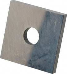 Value Collection - 0.123" Square Steel Gage Block - Accuracy Grade 0, Includes NIST Traceability Certification - Eagle Tool & Supply