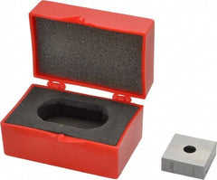 Value Collection - 0.35" Square Steel Gage Block - Accuracy Grade 0, Includes NIST Traceability Certification - Eagle Tool & Supply