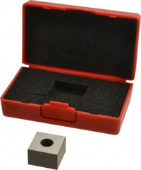 Value Collection - 0.6" Square Steel Gage Block - Accuracy Grade 0, Includes NIST Traceability Certification - Eagle Tool & Supply