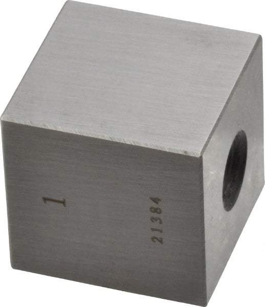 Value Collection - 1" Square Steel Gage Block - Accuracy Grade 0, Includes NIST Traceability Certification - Eagle Tool & Supply