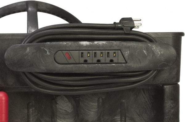 Rubbermaid - 13-3/8" Long x 2-3/8" High, Cart Outlet Power Strip - Use with FG450088, FG451288, FG451388, FG452010, FG452088, FG453288, FG453388, FG454600, FG454610, FG454888 - Eagle Tool & Supply