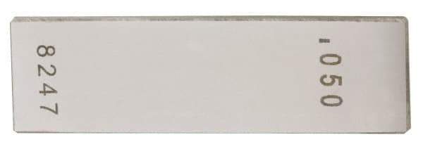 Value Collection - 0.121" Rectangular Steel Gage Block - Accuracy Grade AS-1, Includes NIST Traceability Certification - Eagle Tool & Supply