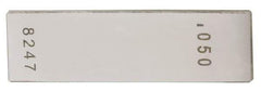 Value Collection - 0.133" Square Steel Gage Block - Accuracy Grade 0, Includes NIST Traceability Certification - Eagle Tool & Supply