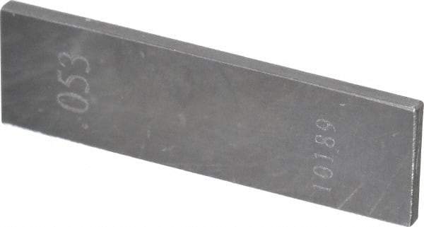 Value Collection - 0.053" Rectangular Steel Gage Block - Accuracy Grade 0 - Eagle Tool & Supply