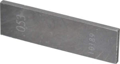 Value Collection - 0.053" Rectangular Steel Gage Block - Accuracy Grade 0 - Eagle Tool & Supply