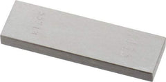 Value Collection - 0.115" Rectangular Steel Gage Block - Accuracy Grade 0, Includes NIST Traceability Certification - Eagle Tool & Supply