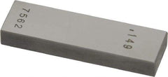 Value Collection - 0.149" Rectangular Steel Gage Block - Accuracy Grade 0, Includes NIST Traceability Certification - Eagle Tool & Supply