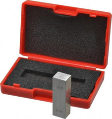 Value Collection - 0.45" Rectangular Steel Gage Block - Accuracy Grade 0, Includes NIST Traceability Certification - Eagle Tool & Supply