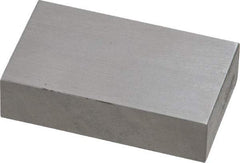 Value Collection - 0.8" Rectangular Steel Gage Block - Accuracy Grade 0, Includes NIST Traceability Certification - Eagle Tool & Supply