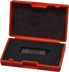 Value Collection - 0.10005" Rectangular Steel Gage Block - Accuracy Grade AS-1, Includes NIST Traceability Certification - Eagle Tool & Supply