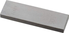 Value Collection - 0.106" Rectangular Steel Gage Block - Accuracy Grade AS-1, Includes NIST Traceability Certification - Eagle Tool & Supply