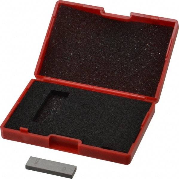 Value Collection - 0.129" Rectangular Steel Gage Block - Accuracy Grade AS-1, Includes NIST Traceability Certification - Eagle Tool & Supply