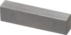 Value Collection - 0.25" Rectangular Steel Gage Block - Accuracy Grade AS-1, Includes NIST Traceability Certification - Eagle Tool & Supply