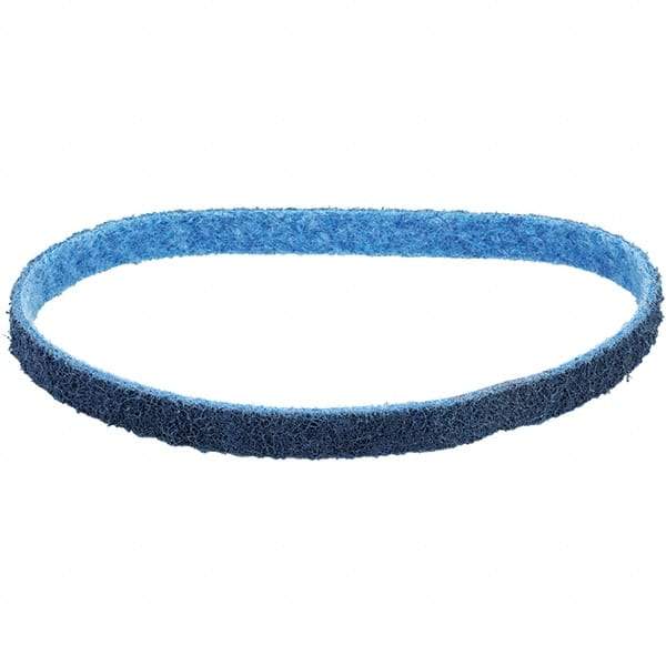 Dynabrade - 3/4" Wide x 18" OAL, Aluminum Oxide Abrasive Belt - Aluminum Oxide, Very Fine, Nonwoven, Cloth Backing, Wet/Dry - Eagle Tool & Supply