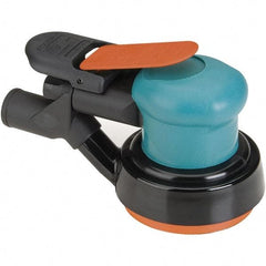 Dynabrade - 12,000 OPM, 14 CFM Air Consumption, Palm Air Orbital Sander - Round Pad, 1/4 NPT Inlet - Eagle Tool & Supply