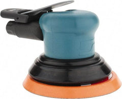 Dynabrade - 12,000 OPM, 14 CFM Air Consumption, Palm Air Orbital Sander - Round Pad, 1/4 NPT Inlet - Eagle Tool & Supply