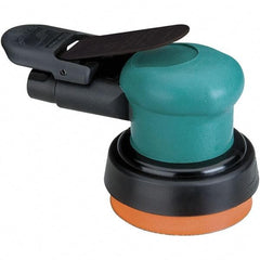 Dynabrade - 12,000 OPM, 14 CFM Air Consumption, Palm Air Orbital Sander - Round Pad, 1/4 NPT Inlet - Eagle Tool & Supply