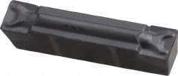 Kennametal - 405G GMN Grade KC5010, 4.05mm Cutting Width Carbide Grooving Insert - 3.5mm Max Depth of Cut, Neutral, 0.4mm Corner Radius, TiAlN Finish - Eagle Tool & Supply