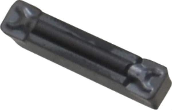 Kennametal - 405G GMN Grade KC5010, 4.05mm Cutting Width Carbide Grooving Insert - 3.5mm Max Depth of Cut, Neutral, 0.8mm Corner Radius, TiAlN Finish - Eagle Tool & Supply