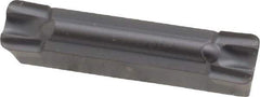 Kennametal - 405G GMP Grade KC5010, 4.05mm Cutting Width Carbide Grooving Insert - 3.5mm Max Depth of Cut, Neutral, 0.8mm Corner Radius, TiAlN Finish - Eagle Tool & Supply