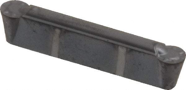 Kennametal - 0305M0R GMN Grade KC5010, 3.05mm Cutting Width Carbide Grooving Insert - 2.6mm Max Depth of Cut, Neutral, 1.53mm Corner Radius, TiAlN Finish - Eagle Tool & Supply
