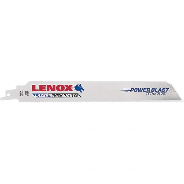 Lenox - Reciprocating Saw Blades Blade Material: Bi-Metal Blade Length (Decimal Inch): 9.00 - Eagle Tool & Supply